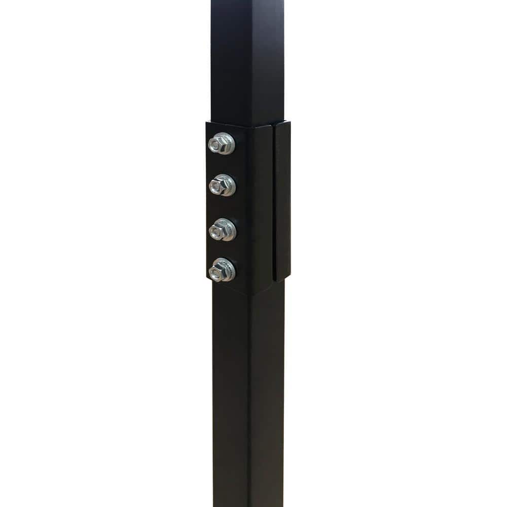ALEKO Black Iron Universal Keypad Gooseneck Mounting Post
