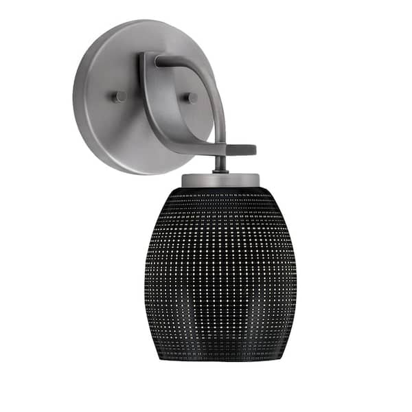 Unbranded Olympia 1-Light Graphite Wall Sconce