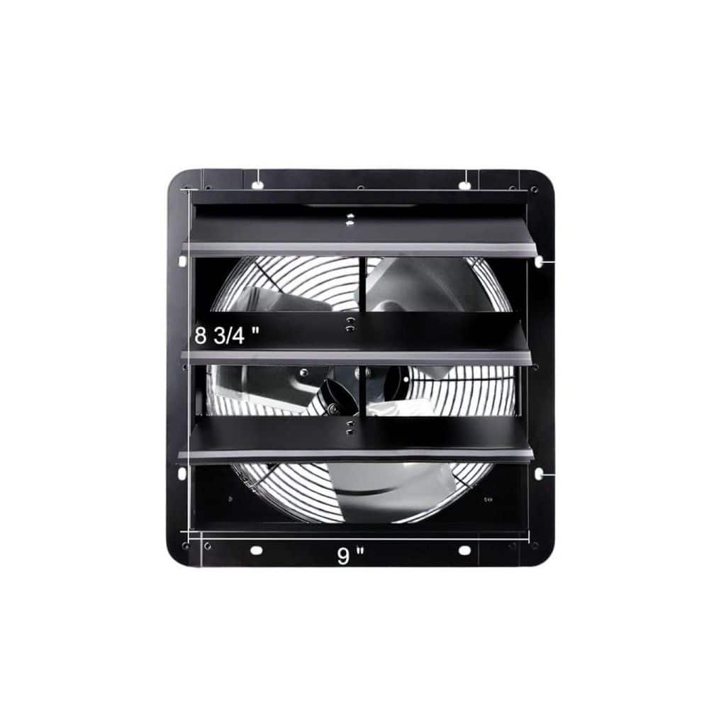 7 in. Wall Mounted Shutter Exhaust Fan with 1.8M Power Cord, 60HZ, 28W, Pure Copper Motor price history on PriceWatchPro
