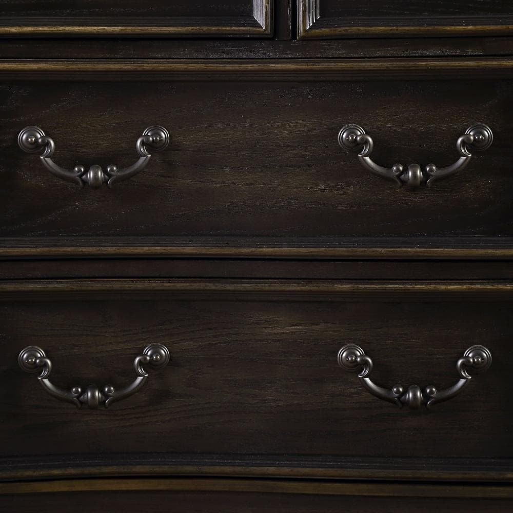 Molasses Brown Traditional 7-Drawer Dresser with Soft Close