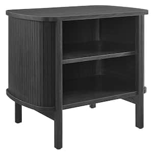 Cadence Black Open Nightstand