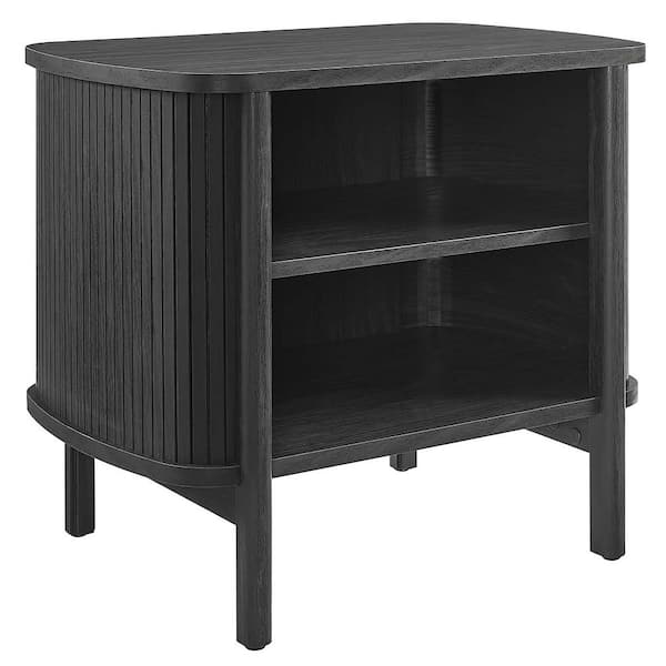 MODWAY Cadence Black Open Nightstand