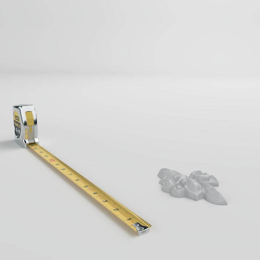 Gray Polyurethane Architectural Ribbon Center Onlay