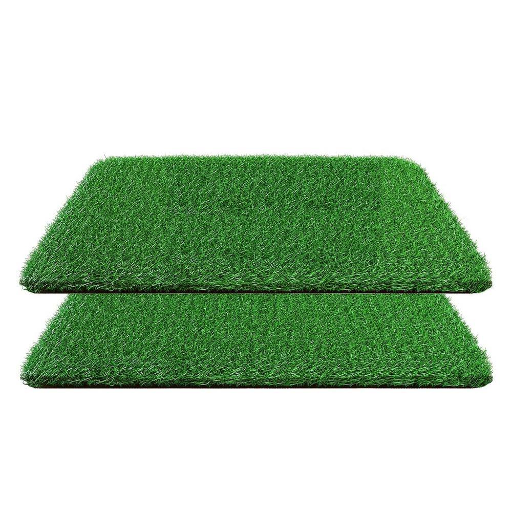 Afoxsos 18 x 23 in. Fake Grass Turf for Dogs, Artificial Grass Pee Pad