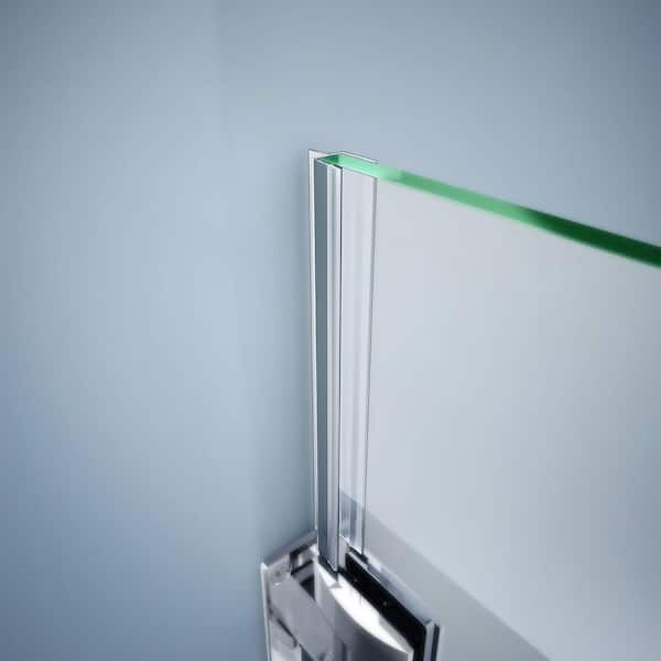 96 in. L Clear Vinyl Seal with a Flexible Fin for 3/8 in. Glass Shower Door