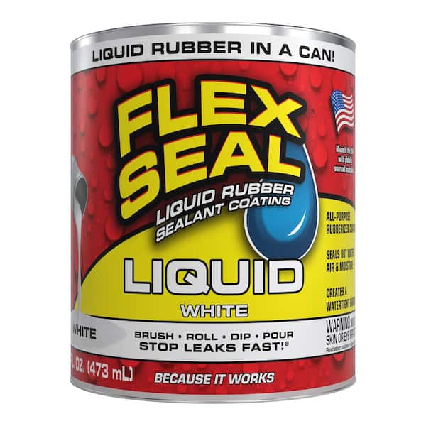 FLEX SEAL FAMILY OF PRODUCTS Flex Seal 16 oz. White Liquid Rubber Sealant Coating