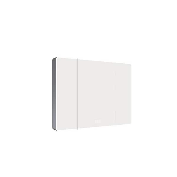 36 in. W x 28 in. H Rectangular Aluminum Alloy Medicine Cabinet with Mirror