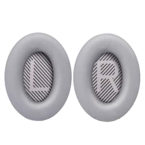 Grey Replacement Earpads Cushions for BOSE QC35 QC45 QC25 QC15 AE2/QC2, 1-Pair