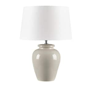 Anzio 20.28 in. Cream Modern/Contemporary Table Lamp