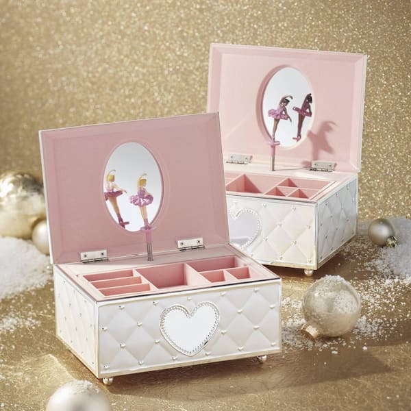 Lenox Childhood Memories Metal Musical Ballerina Jewelry Box