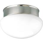 Progress Lighting 2-Light Brushed Nickel Semi-Flush Mount P3927-09 - The Home Depot