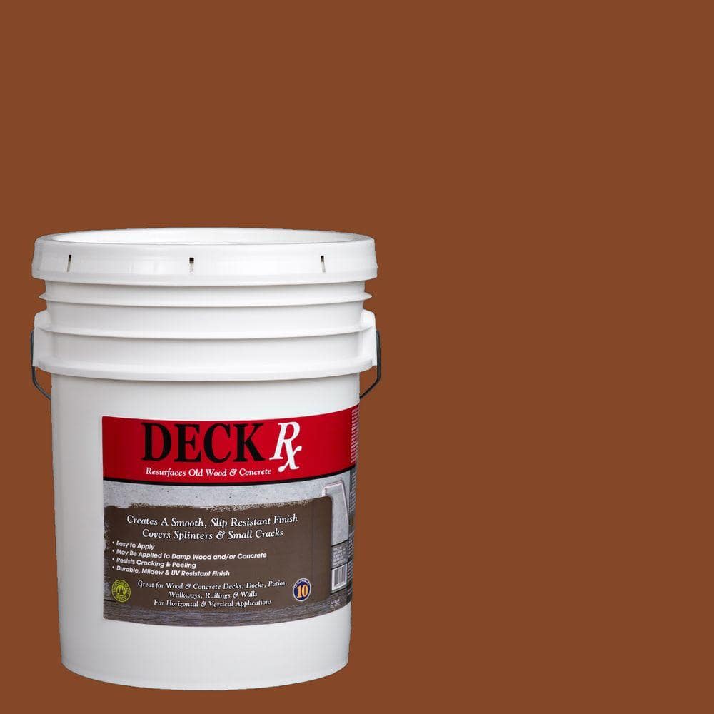 Deck Rx 5 gal. Saddle Wood and Concrete Exterior Resurfacer