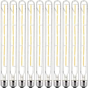 40-Watt Equivalent 11.8 in. Linear T8 Medium E26 LED Dimmable UL Listed Tube Light Bulb Warm White 2700K (10-Pack)