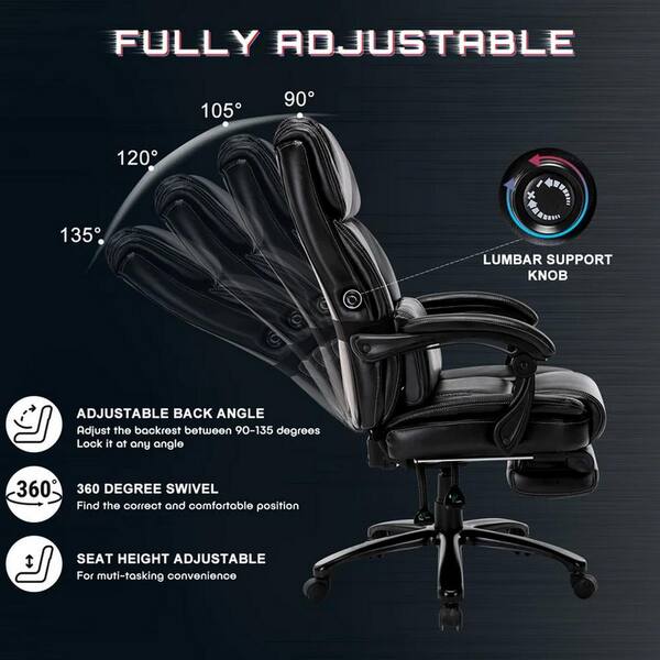 Best Massage Executive High-Back Ergonomic Office Chair with Lumbar Support