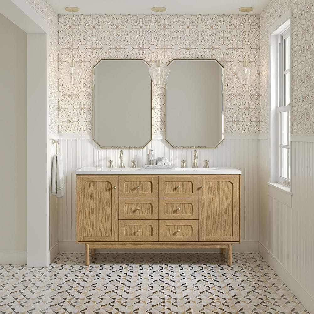 James Martin Vanities Laurent 60.0 in. W x 23.5 in. D x 34.13 in