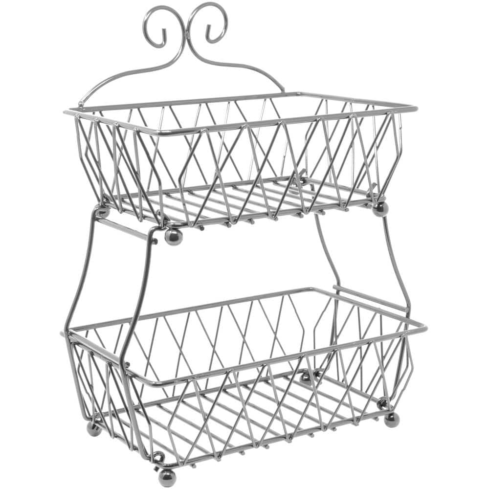 2-Tier Fruit Basket Holder – Sorbus Home