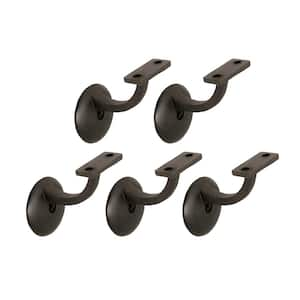 Oil Rubbed Bronze Jumbo Handrail Bracket (5-Pack)