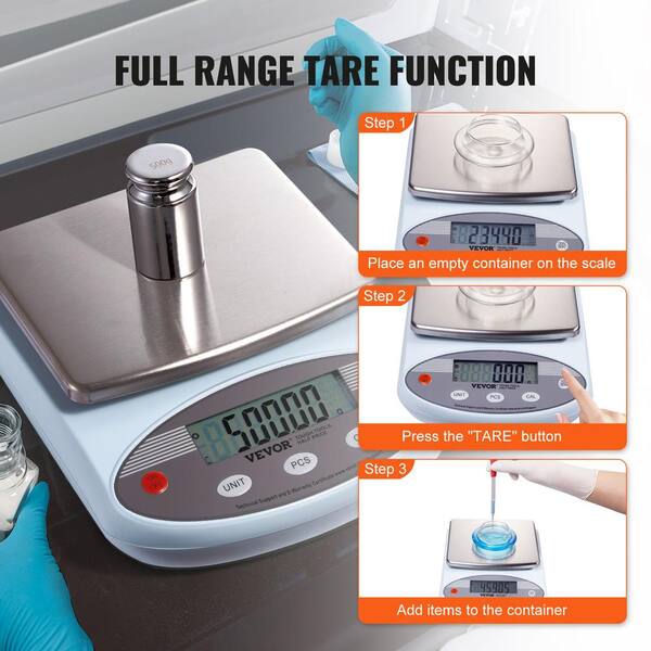 MagicTek Digital Pocket Scale 3000g X 0.1g – For Jewelry Gold Coins Grains – Stainless Steel Pan