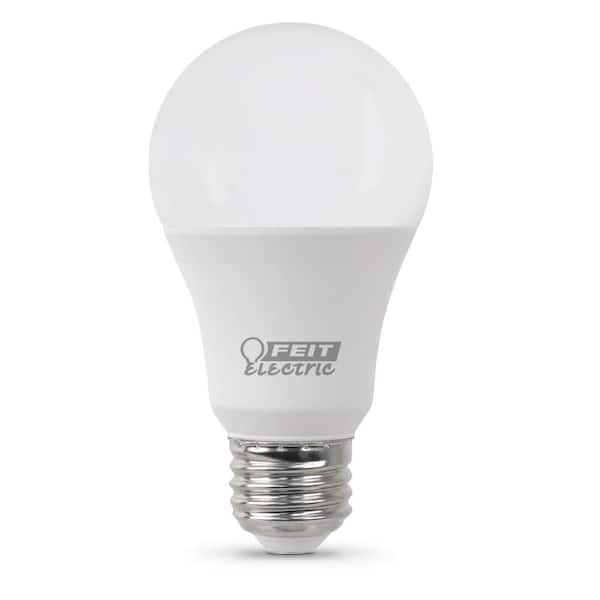60-Watt Equivalent A19 Non-Dimmable General Purpose E26 Medium Base LED  Light Bulb, Cool White 4100K (6-Pack)