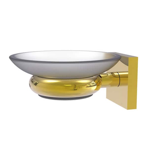 Allied Brass Montero Collection Wall Mounted Soap Dish in Polished Brass