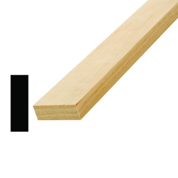 Alexandria Moulding 11/16 in. x 2-1/8 in. Pine S4S Moulding