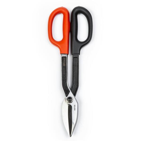 Wiss 13 in. Straight-Cut Drop Forged Tinner Snips WDF12S - The Home Depot