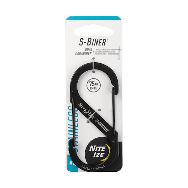 Nite Ize Size #4 Black S-Biner SB4-03-01 - The Home Depot