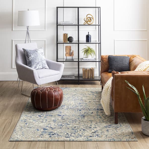 Damon Blue 5 ft. 3 in. x 8 ft. Area Rug