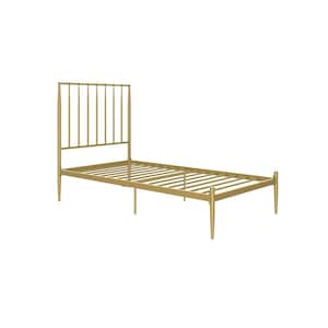 Gracie Gold Modern Metal Twin Bed