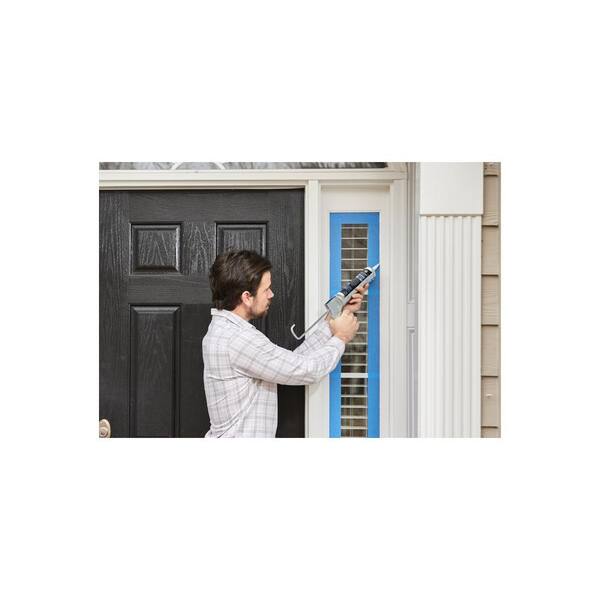 GE Supreme Silicone 2 10.1 oz. Black Window and Door Silicone