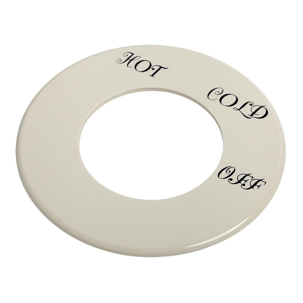Dial Plate with Hot Cold and Off, White price history on PriceWatchPro