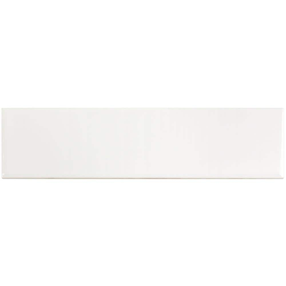 Ivy Hill Tile Birmingham Bianco 3 in. x 12 in Polished Ceramic Subway ...