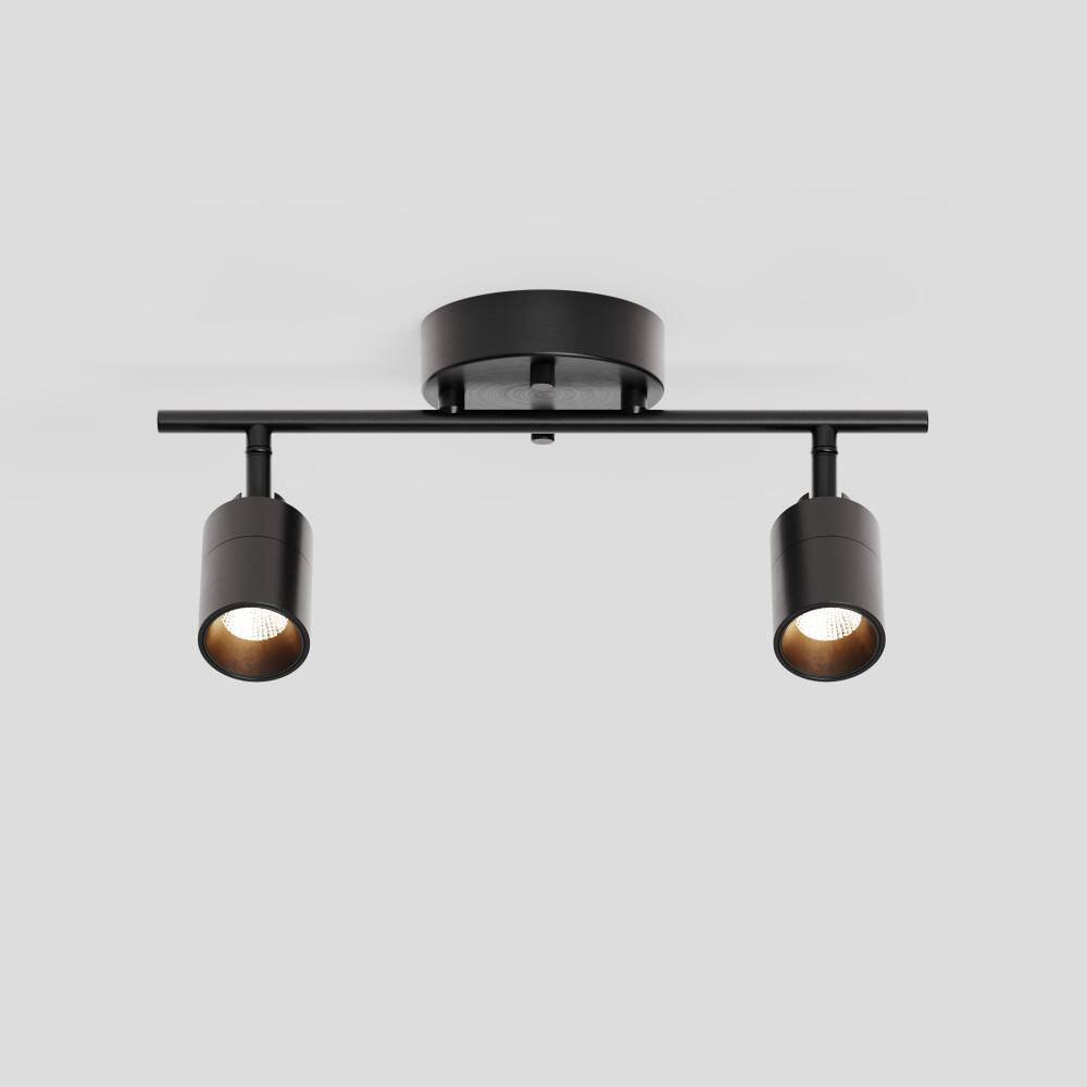 Shura Bronze 2-Light Track Light with Rotatable Heads, Integrated LED Bulbs, 15 in. Track Lighting Kit 3000k, 1120 Lumen price history on PriceWatchPro