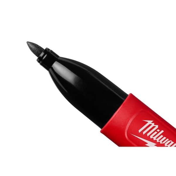 Milwaukee INKZALL Black Ultra Fine and Chisel Tip Double Sided