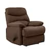 ProLounger Wall Hugger Recliner in Dark Brown Microfiber A157476 - The Home  Depot