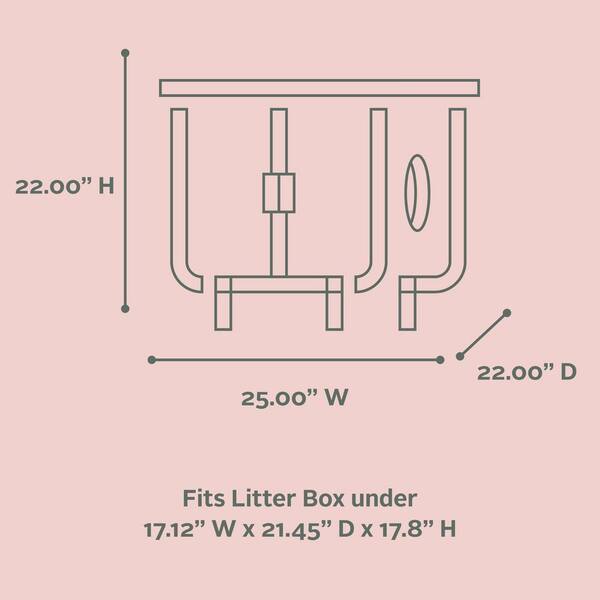 dyad cat litter box enclosure