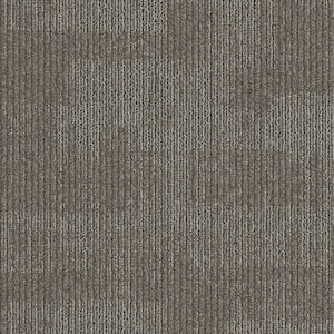 Second Nature Gray Commercial 24 in. x 24 Glue-Down Carpet Tile (24 Tiles/Case) 96 sq. ft..