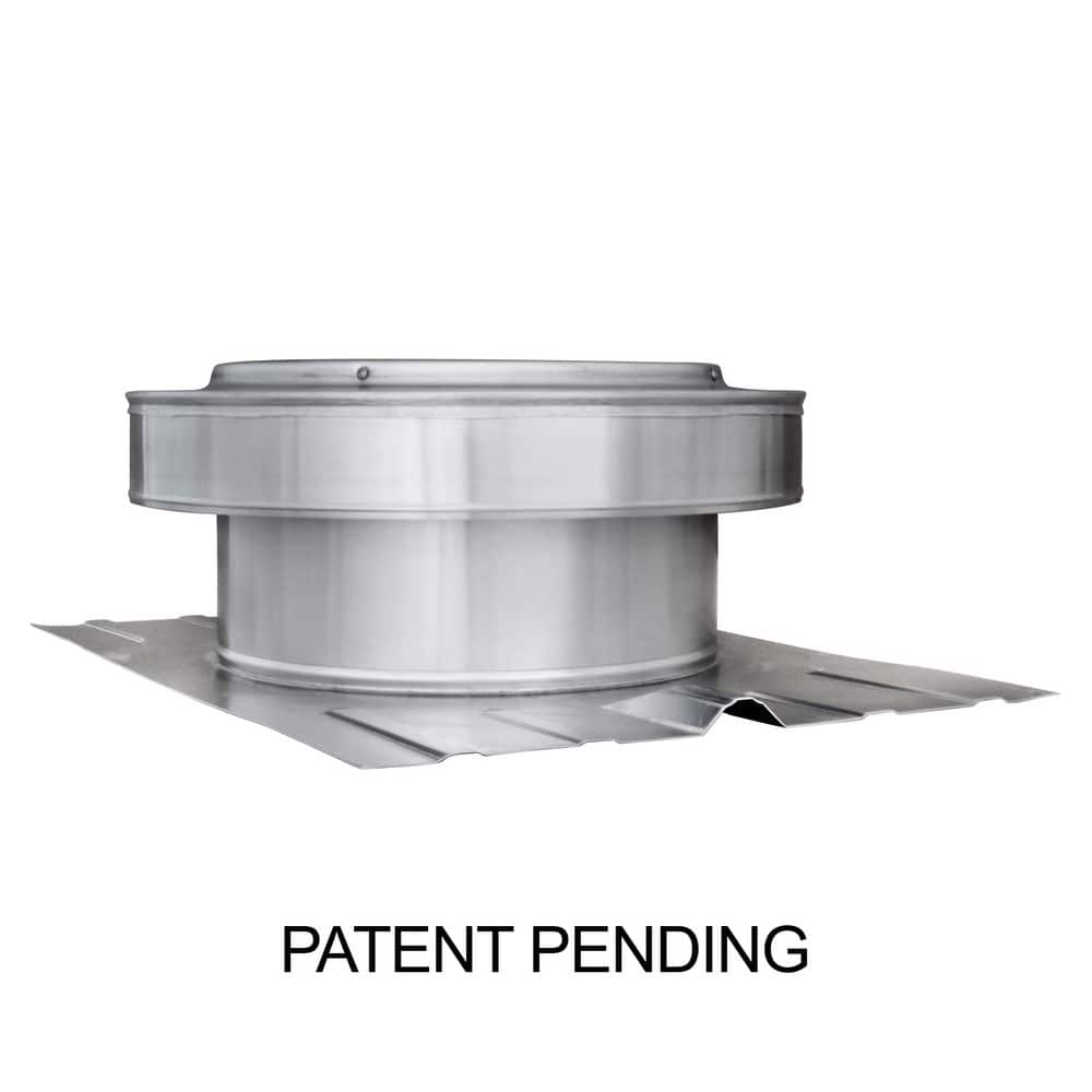 Ventilating Rib Active Ventilation SM-Rib Aluminum Static Roof Vent 12 in. Dia. NFA 113 ...
