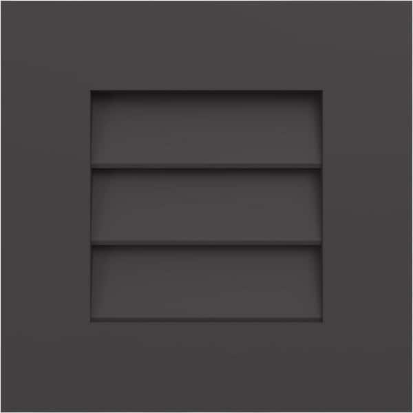 Ekena Millwork 12-in W x 12-in H EnduraCore Composite Louver Shutters Sample, Shadow Mountain