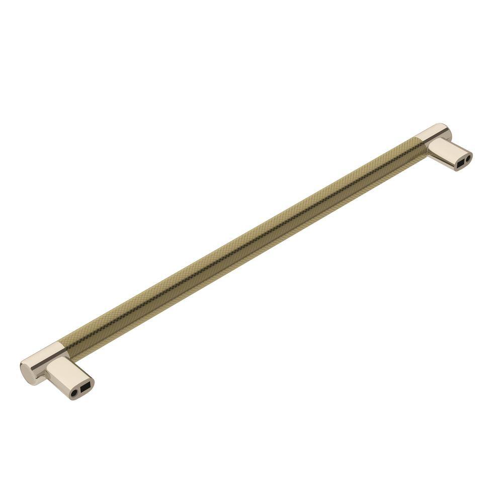 Polished Nickel and Golden Champagne Bar Cabinet Pull