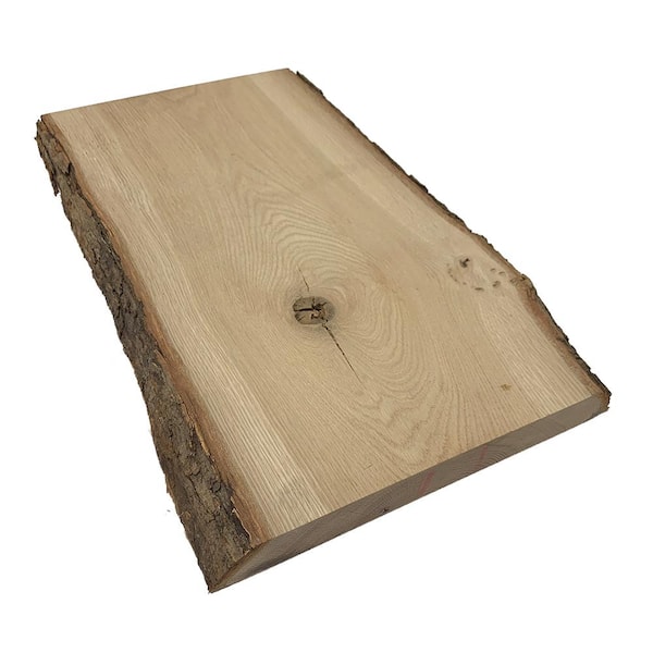 Live edge white oak wood table top 63