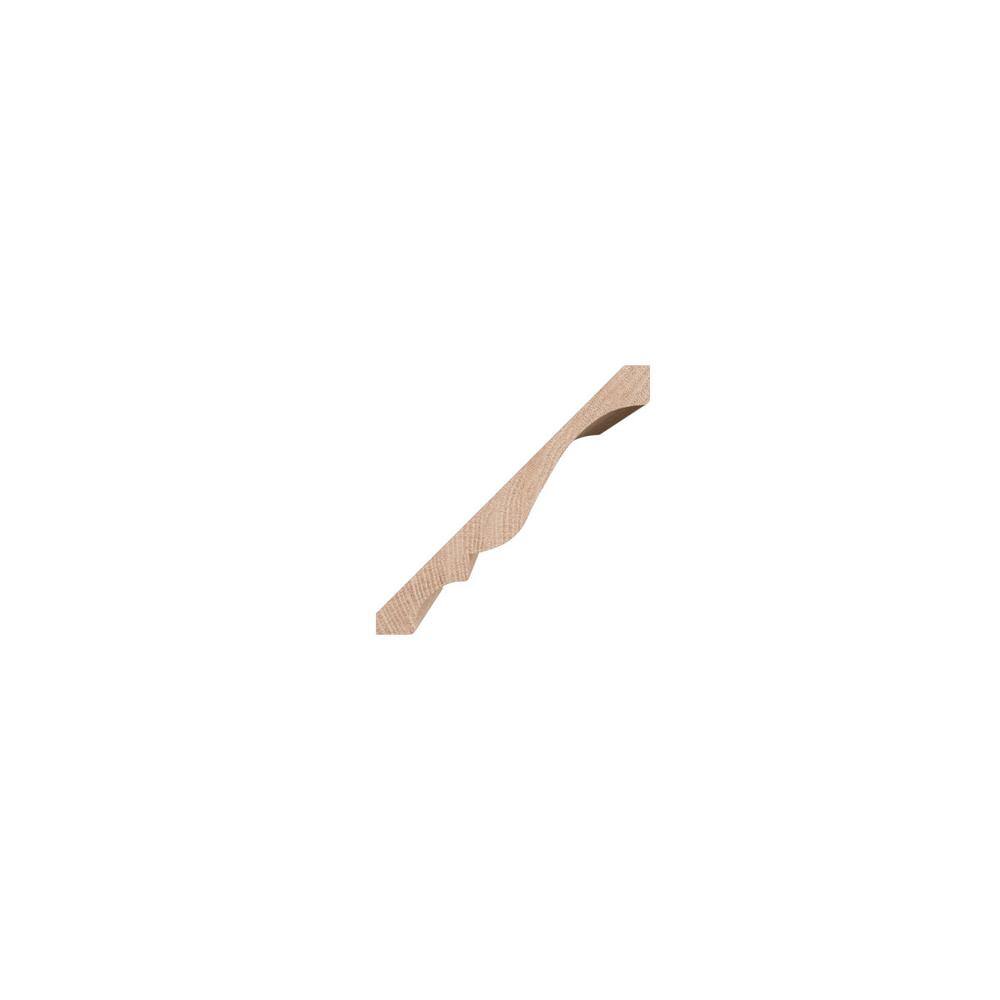 96" Red Oak Solid Wood Crown Molding