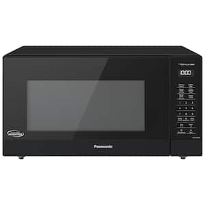 21.85-in 1.6 cu. ft. Electric Countertop Microwave Oven in Black with Cyclonic Wave Inverter and Genius Sensor Cooking