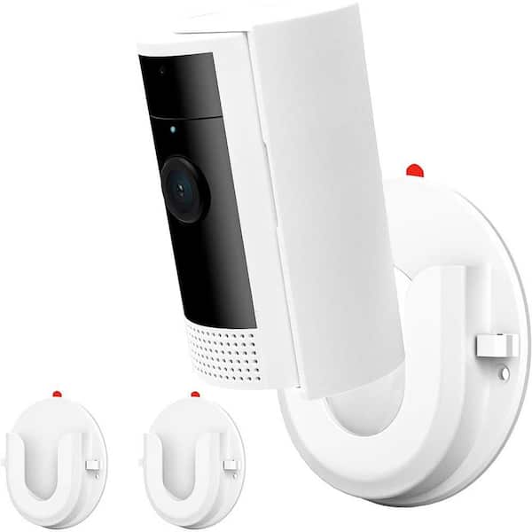 2-Pack Adhesive Wall Mount for Indoor Cameras, No Drill, Two Installation Options