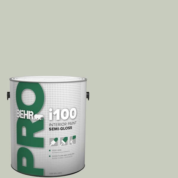 BEHR PRO 1 gal. #PPL-80 Dynasty Celadon Semi-Gloss Interior Paint