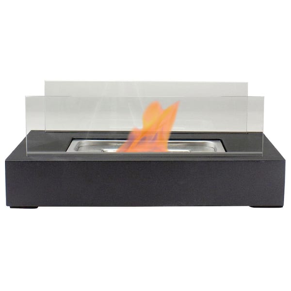 Northlight 5.75 in. H Bio Ethanol Ventless Portable Tabletop Fireplace with Flame Guard