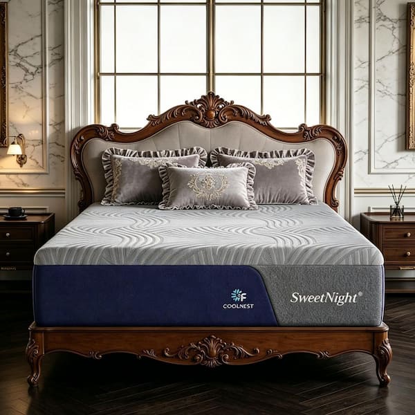 Sweetnight Coolnest Queen Medium Memory Foam 14 in. Mattress Bed