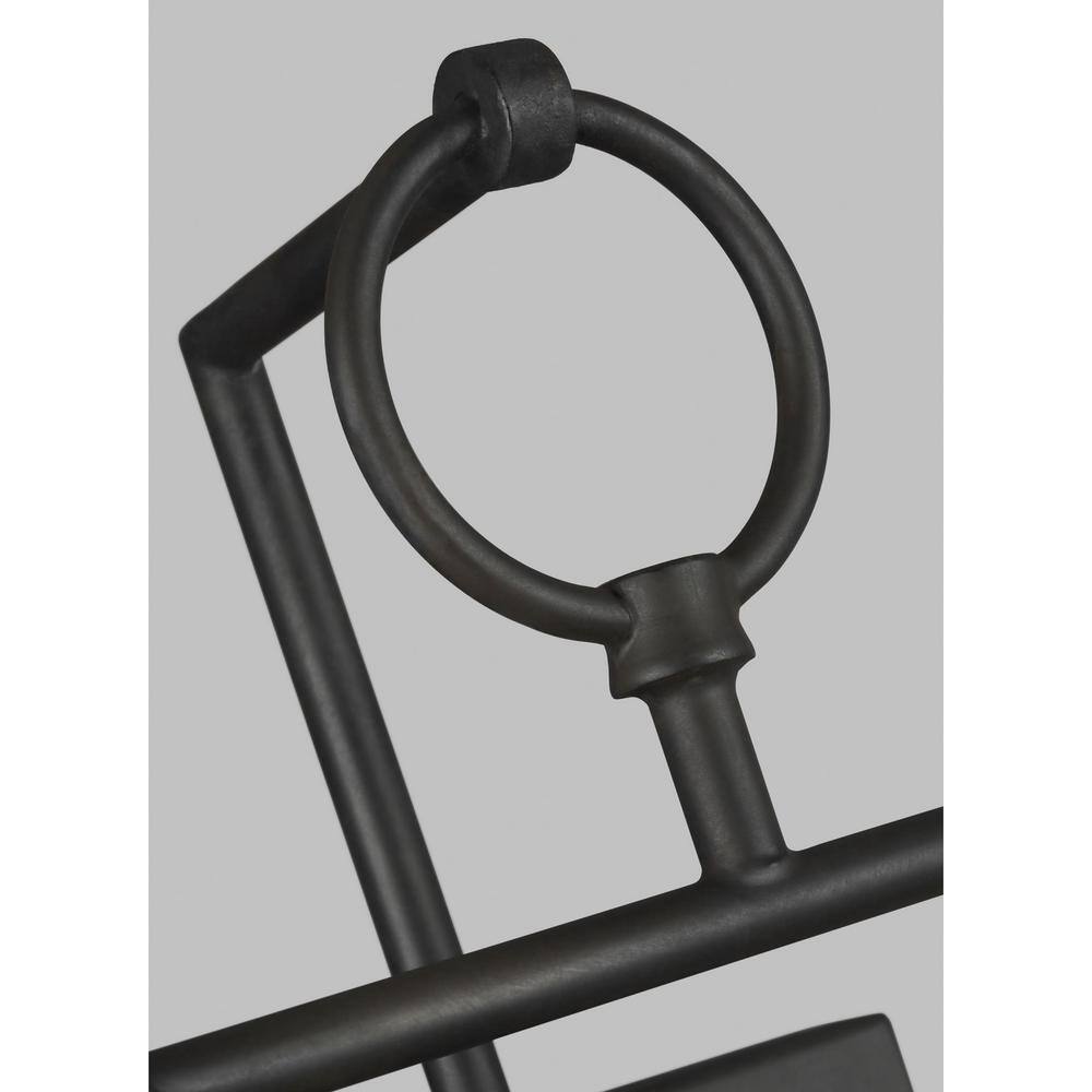 Keystone Aged Iron 1-Light Wall Sconce with Rustic Charm