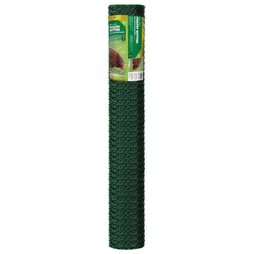 1 in. Mesh x 4 ft. x 50 ft. 20-Gauge Green PVC Coated Steel Poultry Netting price history on PriceWatchPro