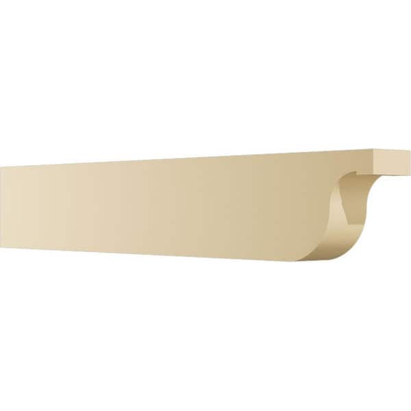 Ekena Millwork Standard Del Monte 3 in. W x 6 in. H x 36 in. D Signature Urethane Rafter Tail Outlooker